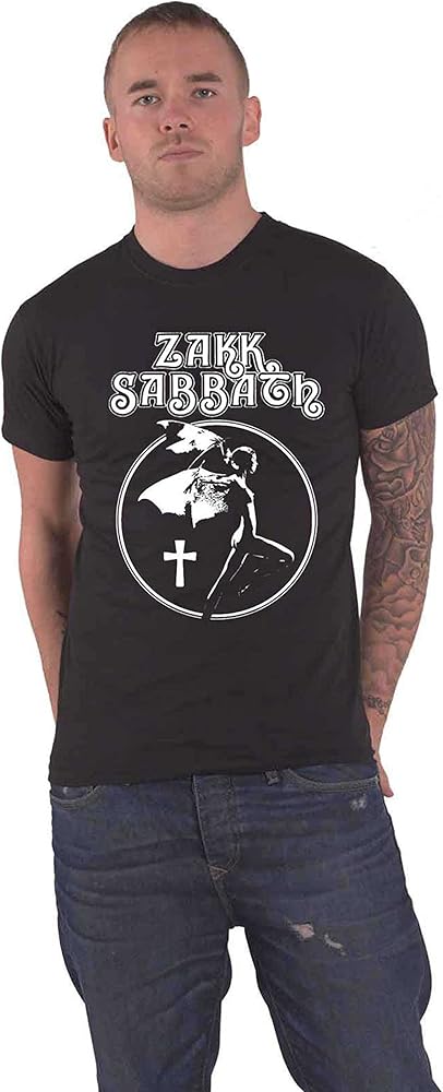 Amazon.com: Zakk Wylde T Shirt Sabbath Z Icon Logo Official Mens