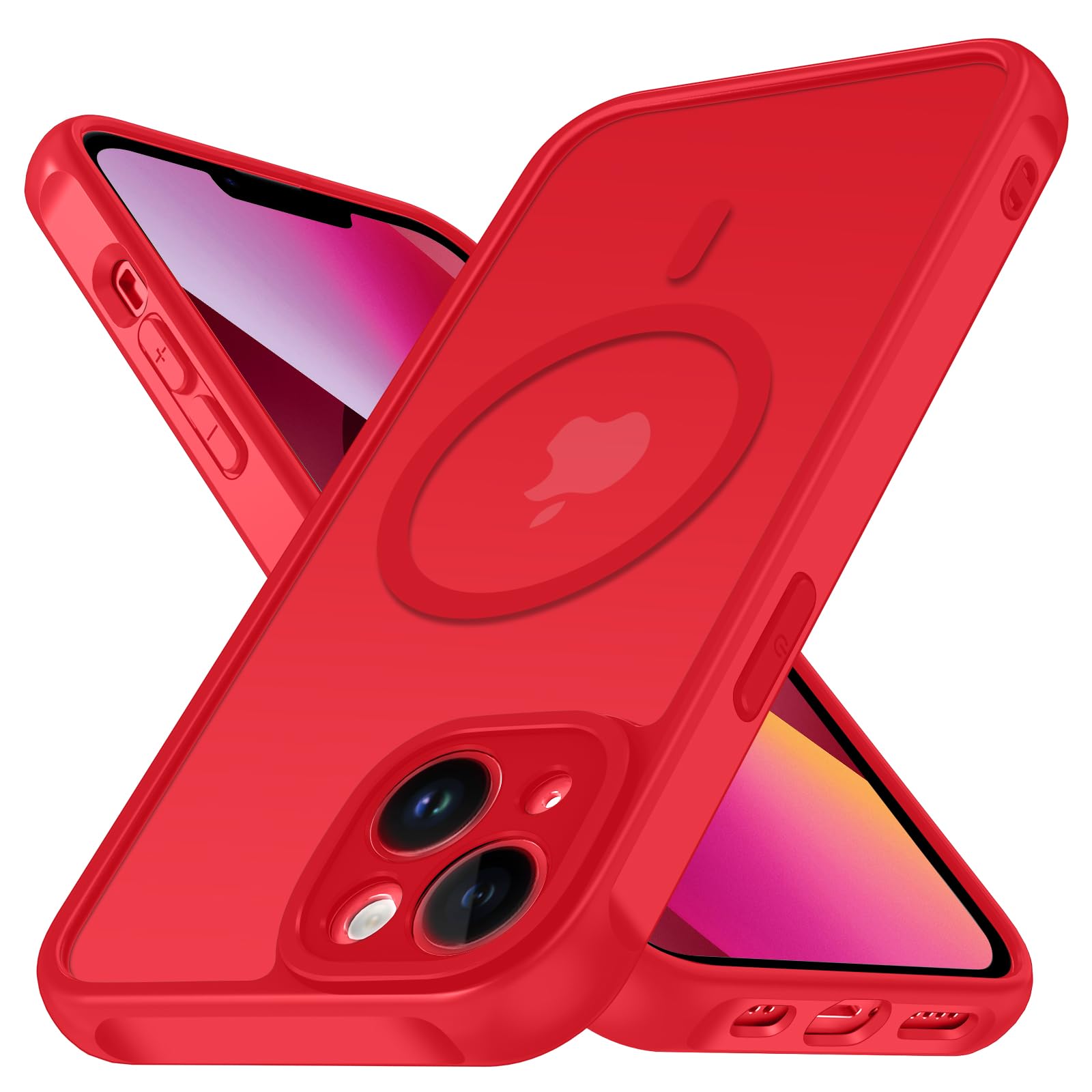 ivoler für Samsung Galaxy S25 Hülle, 1 Magnetisch Handyhülle mit 2 Stück Panzer Schutz Glas, [Kompatibel mit MagSafe] [Militärischer Schutz] Stoßfest Transparent Schutzhülle Klar Durchsichtige Case