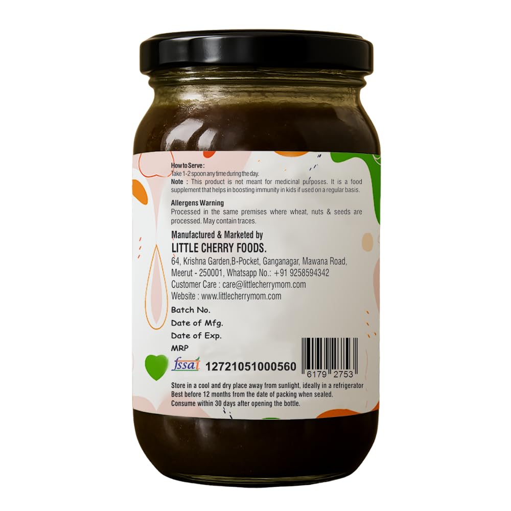 Littlecherrymom Mini Immunity Booster Combo = Amlaprash(450 Gm) + Turmeric Milk Mix(150Gm)