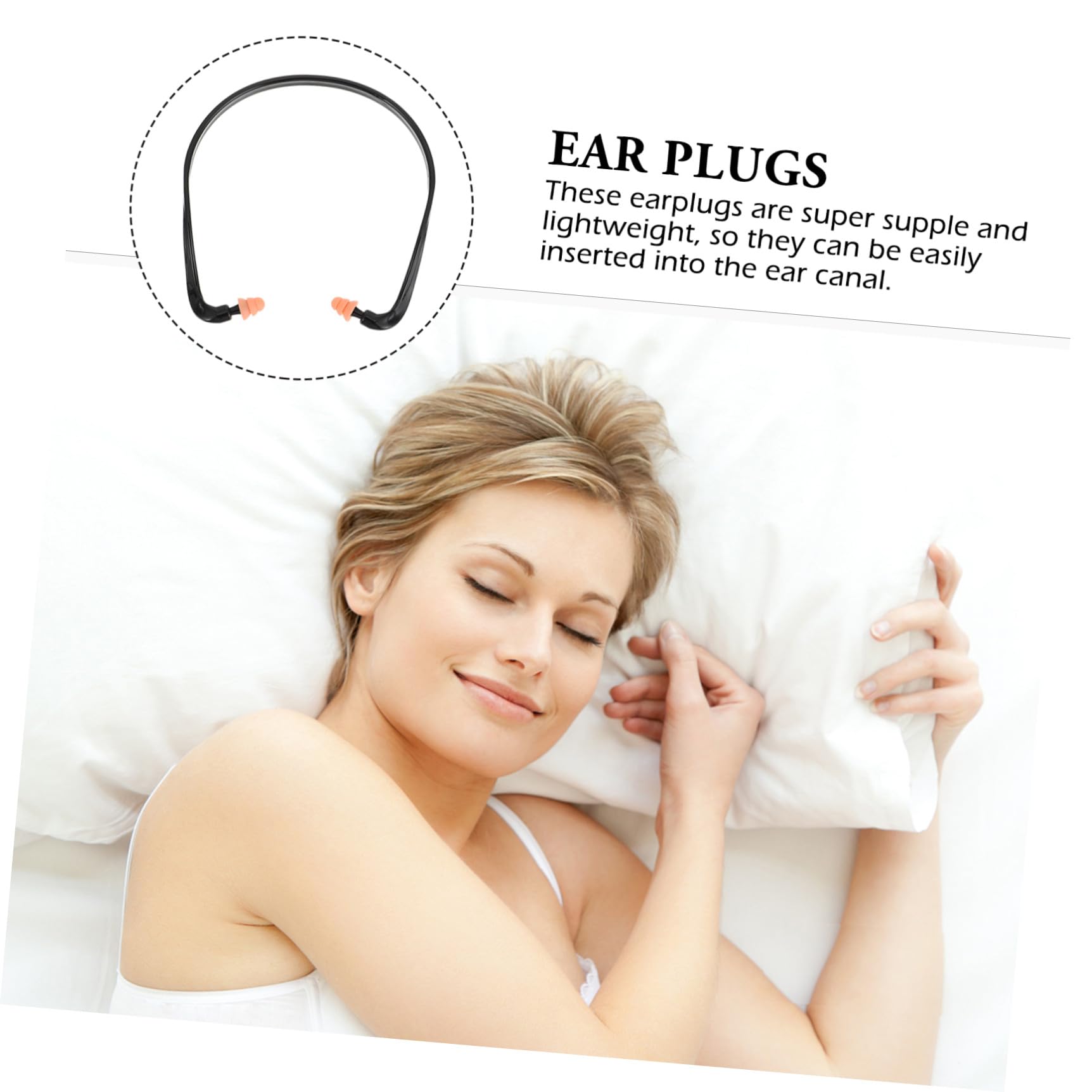Healvian 24pièces Bouchons Oreilles Silicone Bandés Lot De Réutilisables Et Confortables Pour Auditive Pour Travaux De Construction Natation Et Concerts