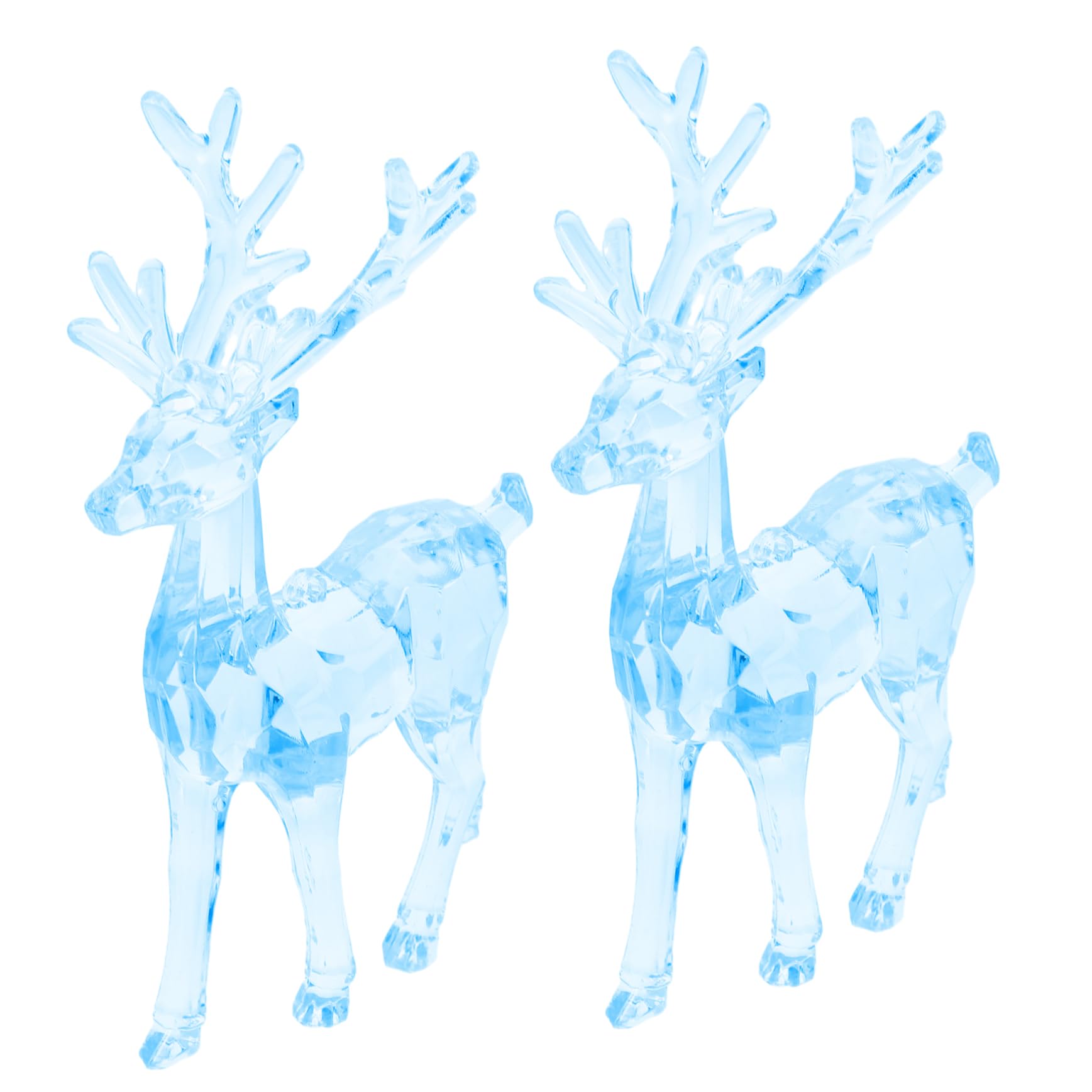 Ciieeo 4 Set Di Ornamenti Natalizi A Forma Di Decorazioni Da Appendere A Forma Di Pendenti in Acrilico Set Da 2 Pezzi*4