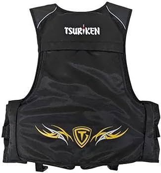 Amazon | 釣研(TSURIKEN) フローティングべストTV251 L ブラック