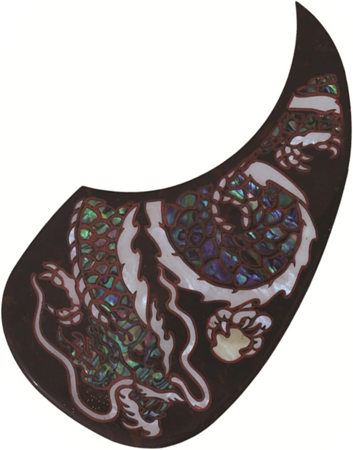 Self Adhesive Shape Guitar Guard Guitar Elastic Soft Rubber Pickguard Celluloid Shell