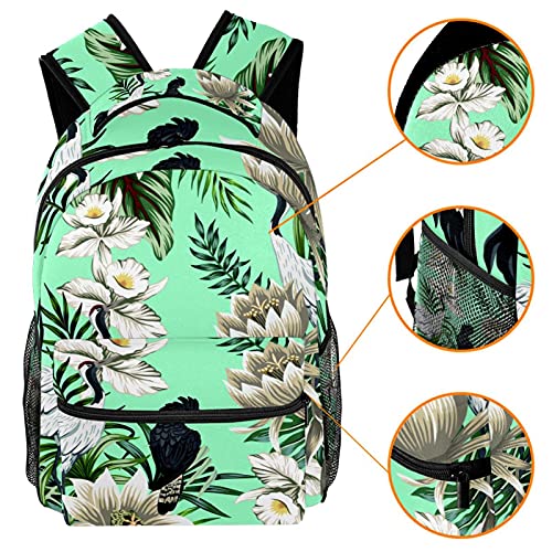 Sac à dos moineau multicolore pour étudiants de 29x20x40cm