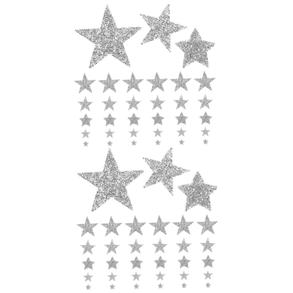 Operitacx 100stücke Glitzer Sterne Bügelpatches Mit Strass Dekorative Aufnäher Für Kleidung Hüte Taschen Diy Bastelprojekte Verschiedenen