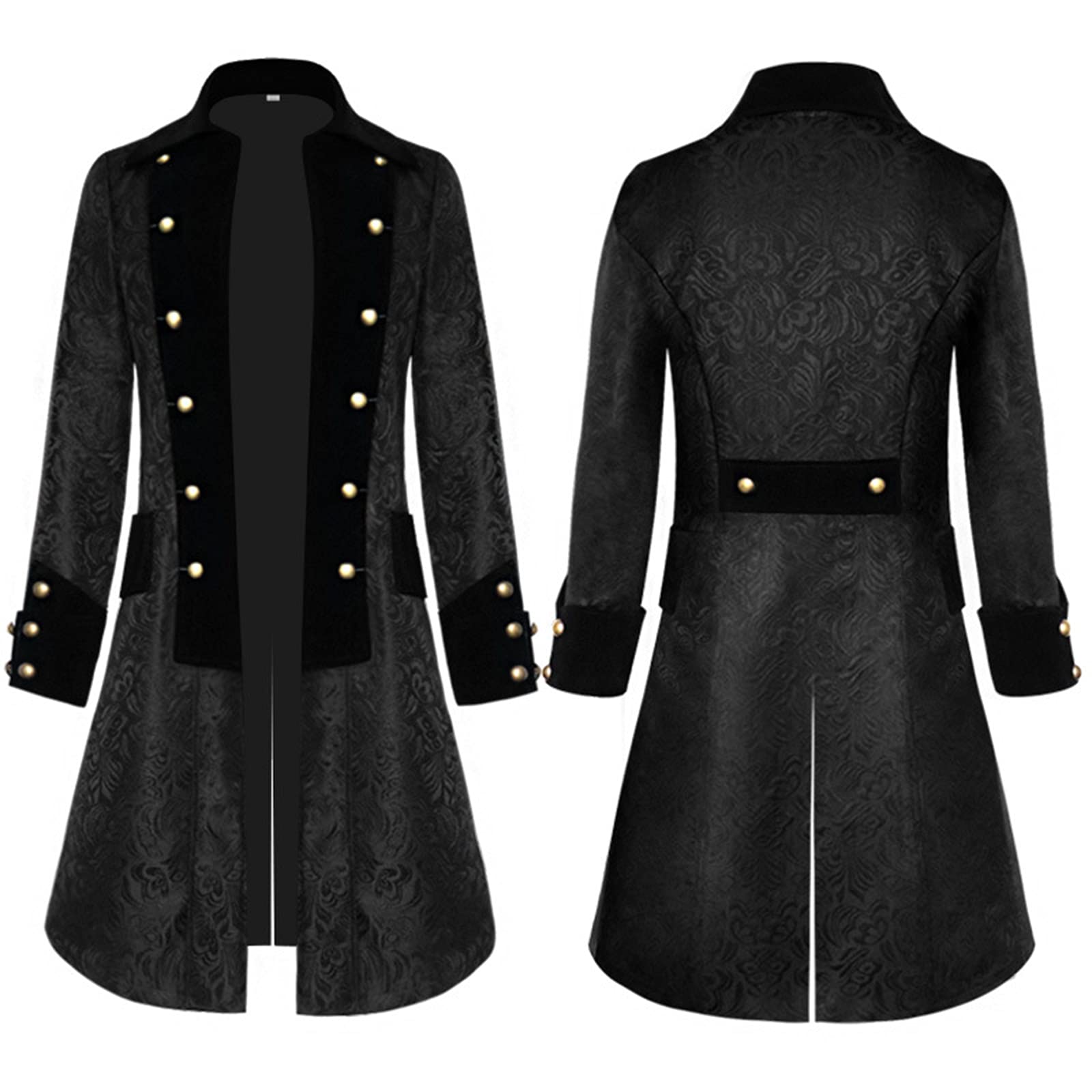 Steampunk Umhang-Mantel Für Herren – Gothic Kapuzenjacke Im Vintage-Stil