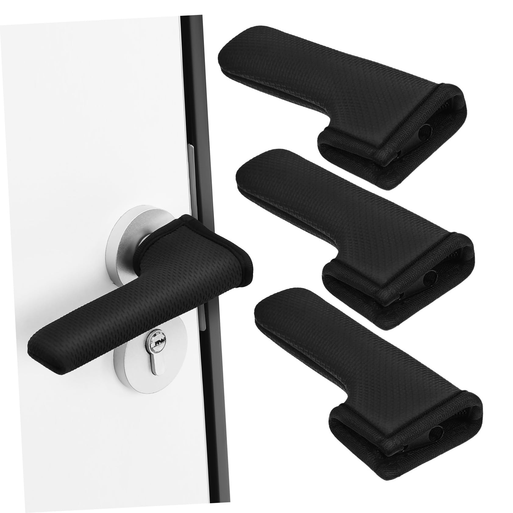Couvercle pour poignée de porte protection anti-brûlure silicone 4 Pcs