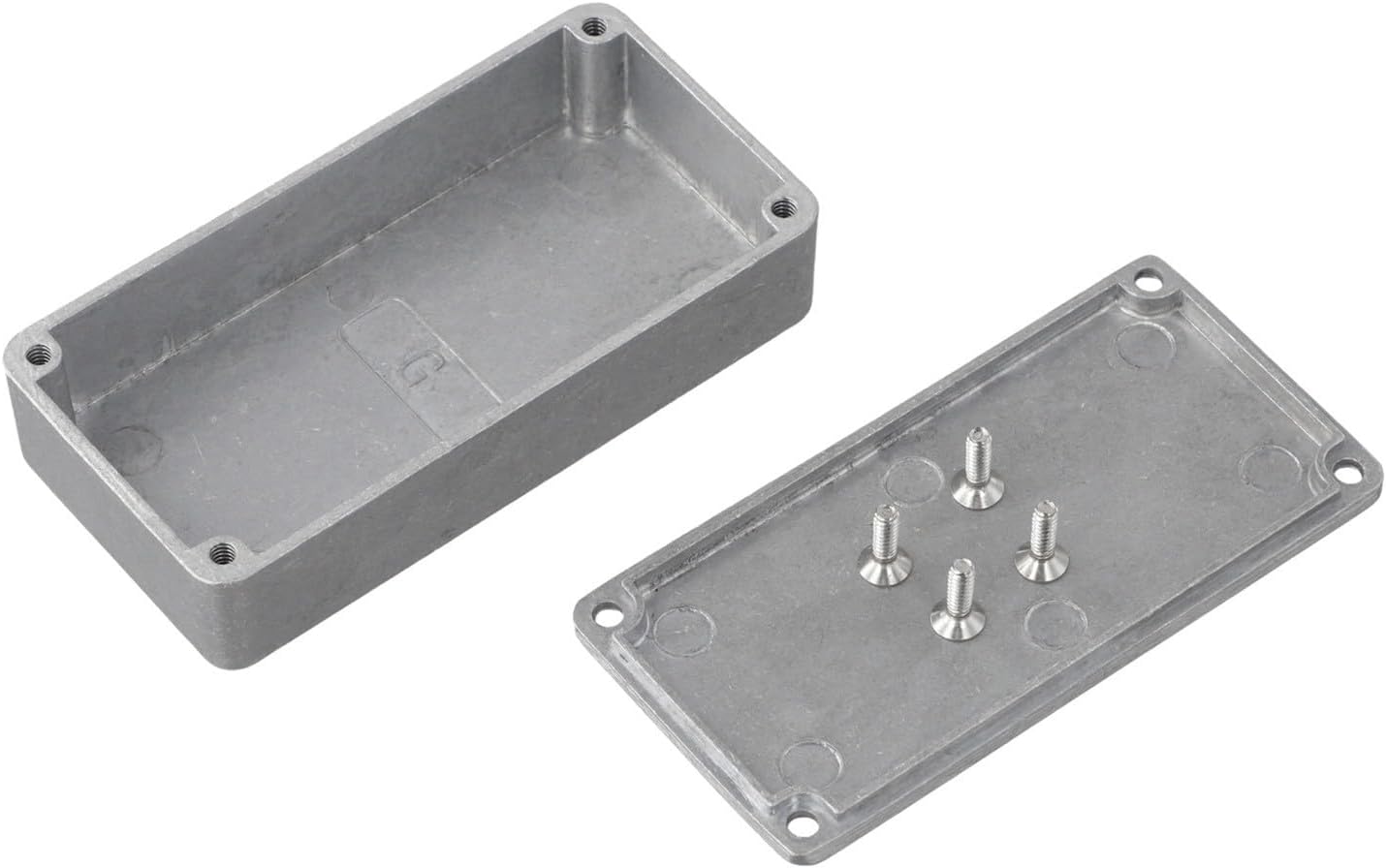 Aluminum Electrical Enclosure Box, IP54 Rated Metal Electrical Instrument Housing Enclosure Fits 1590A 1590B 1590BB 1590XX 1590LB 1590G 1590C 1590DD Series(1590G（100x50x26mm）)