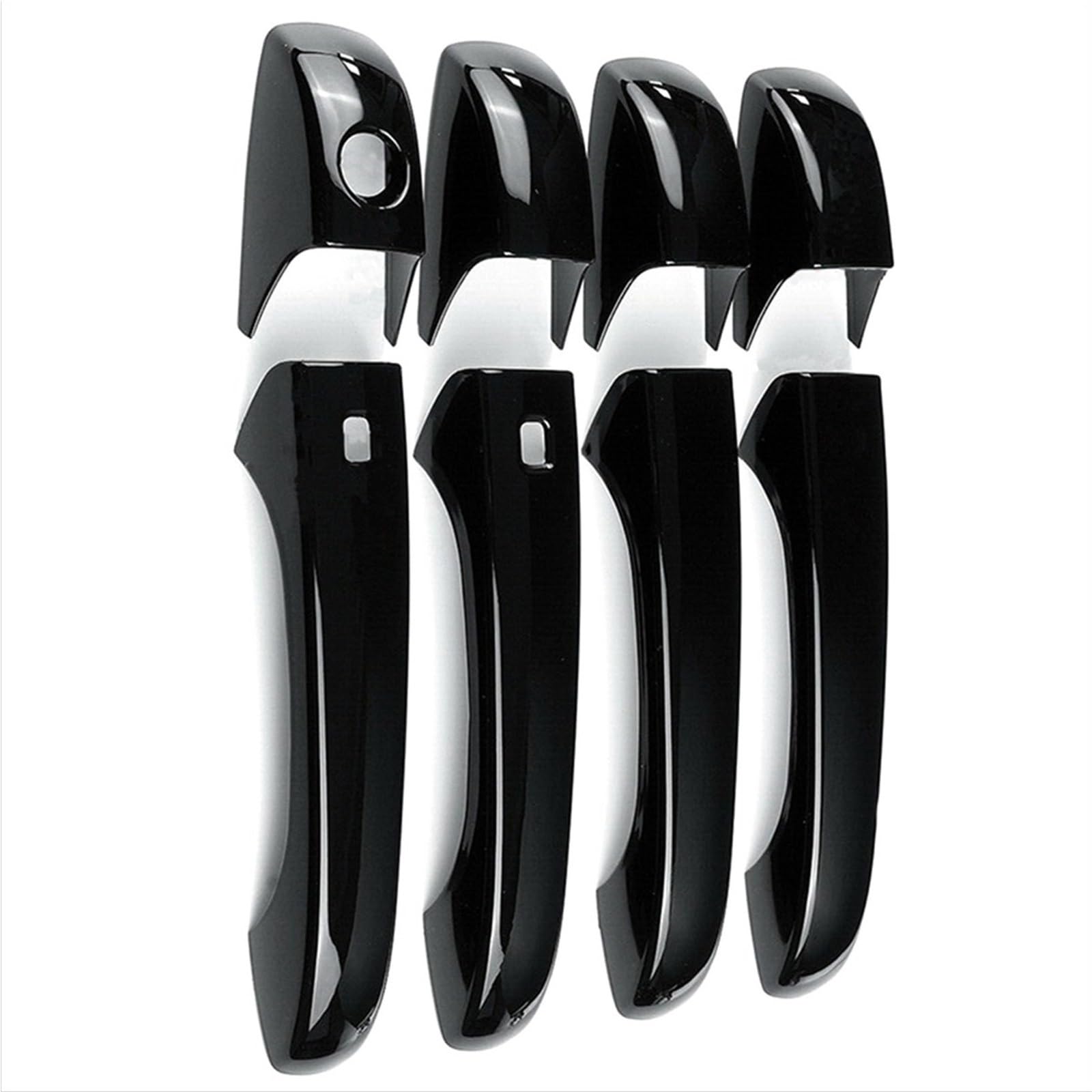 ATGCBCAUF Gloss Black Exterior Door Handles for Dodge for Caravan 2008-2019 for Durango 2011-2019 Car Exterior Door Handles