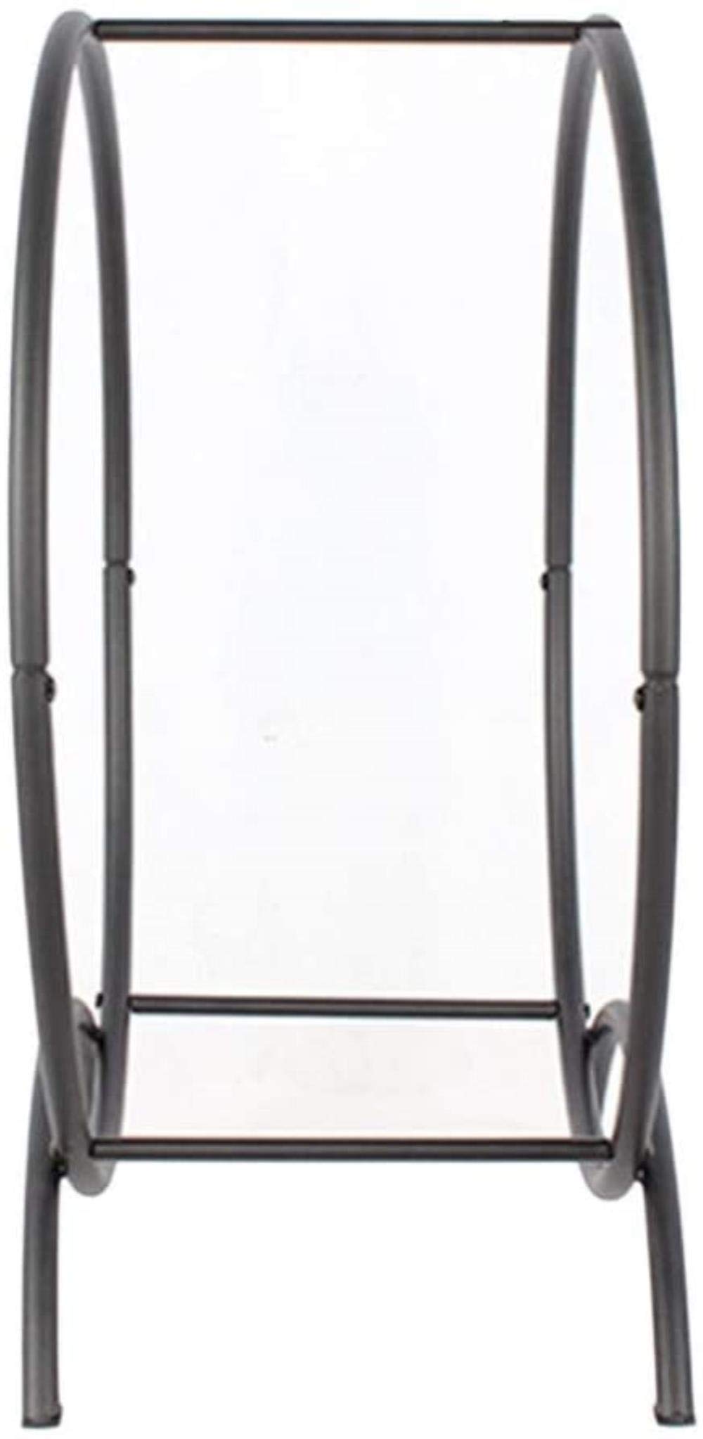 Round Fireplace Log Holder, Wrought Iron Indoor Fire Wood Stove Stacking Rack Logs for Kindling Indoor Outdoor Coal Holder