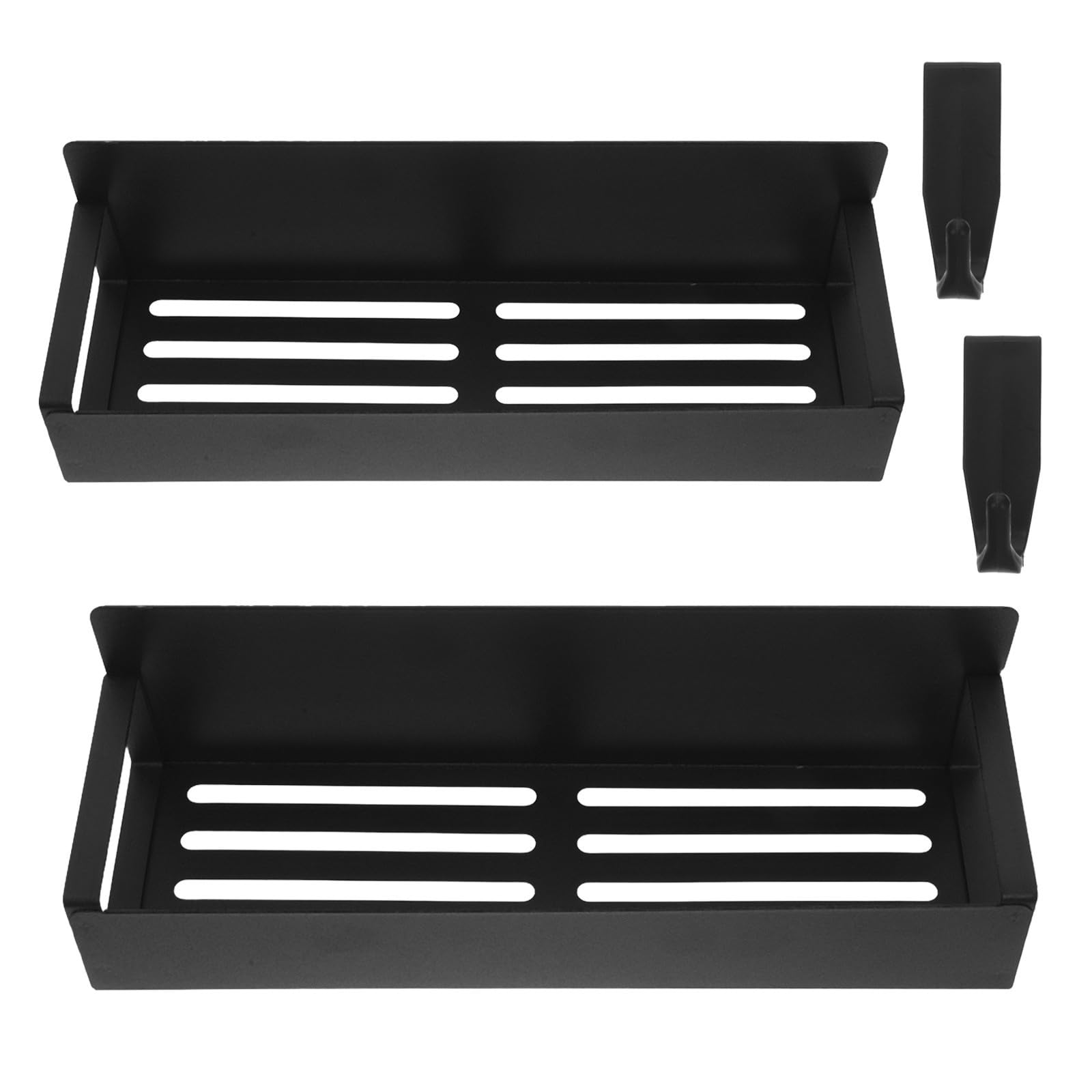 2 Pezzi Porta Spezie Nero in Acciaio al Carbonio Magnetico per Cucina