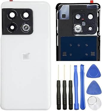 ubrokeifixit for OnePlus 10 Pro Housing Rear Panel Back Glass Door Cover Replacement for OnePlus 10 Pro 5G 6.7 NE2210 NE2211 10 Pro/Panda White