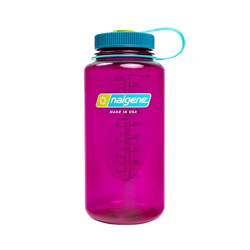 Nalgene 32 oz Wide Mouth Water Bottle, Eggplant