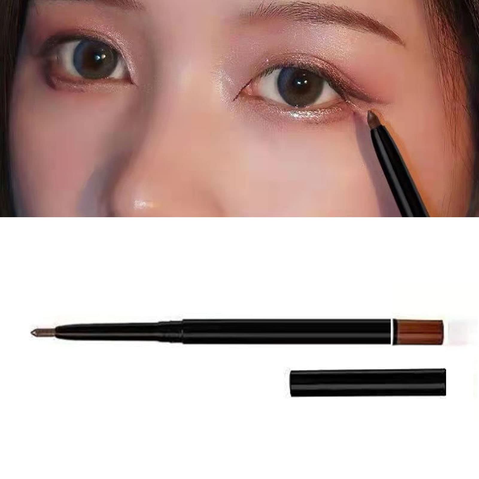 Gel a Lunga Durata, Scorrevolezza, Multiuso, Matita per Eyeliner per Occhi, Labbra, Truccatori Professionisti, Feste, Matrimoni (BROWN)
