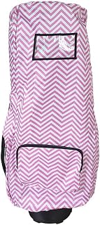 Increíble solución de ahorro de espacio, una funda protectora ligera y plegable para tu equipo de golf (rosa)