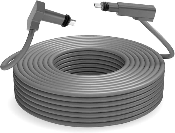 Kabel 2 Gen 2, standardowy kabel V2 do prostokątnego kabla satelitarnego, IP68, wodoodporny przedłużacz Ethernet, akcesoria, szary, 100FT (30M)