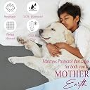 Trance Combo Pack - Waterproof Mattress Protector with 1 Pillow Protector | 100% Waterproof | 78x36 Inches | Breathable and Hypoallergenic Fitted Bed Protector & Pillow Cover (78x36 Single, Grey) gallery image