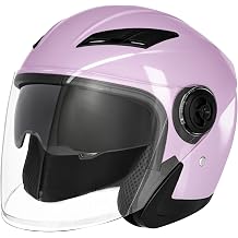 Adult 3/4 Open Face Half Shell Motorcycle Helmets-DOT Approved