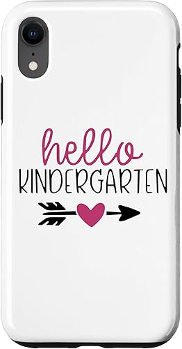 Hello Kindergarten Parent Or Teacher Saying New School Year Case for iPhone XR