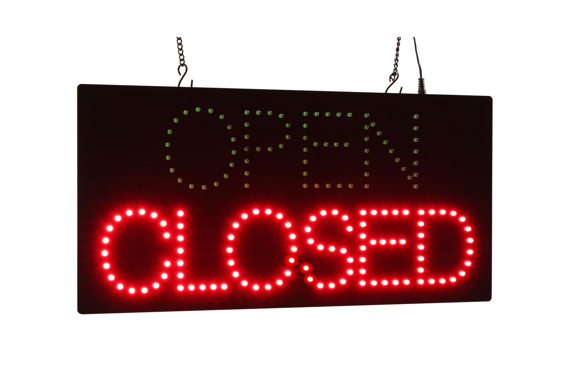Panneau ouvert fermé 2 en 1, TOPKING Signage, LED néon ouvert, magasin, fenêtre, magasin, entreprise, affichage, grand cadeau d'ouverture, 48,3 x 25,4 cm