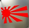 Stickers Decals Rising Sun Japan Funny Sticker Racing JDM car Flag Window Decal