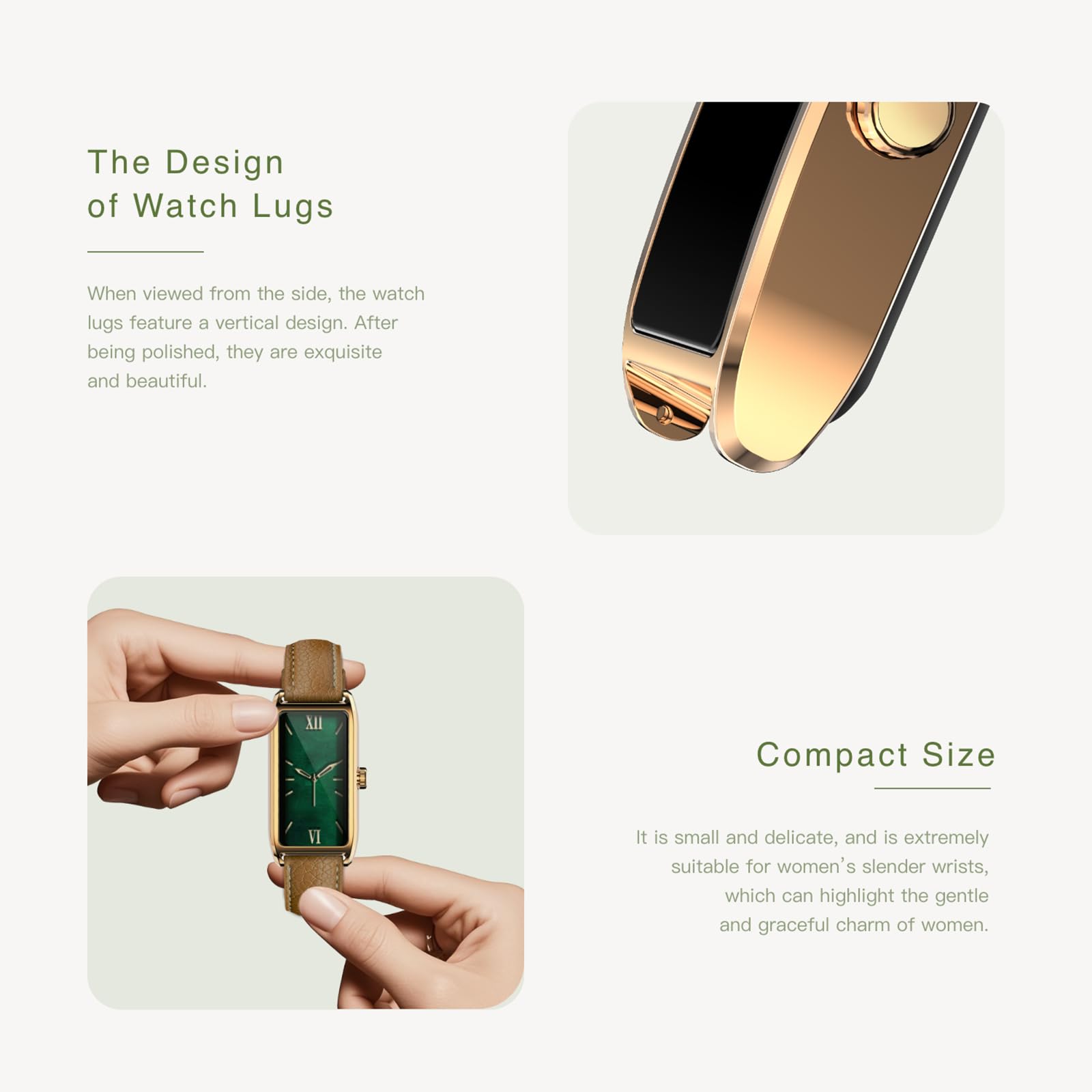 Fitness Tracker Mujer Elegante Smartwatch con Monitor de Sueño Frecuencia Cardíaca Podómetro Contador de Calorías Ciclo Menstrual Relojes de Lujo para Mujeres Cuero Rosa Smartband