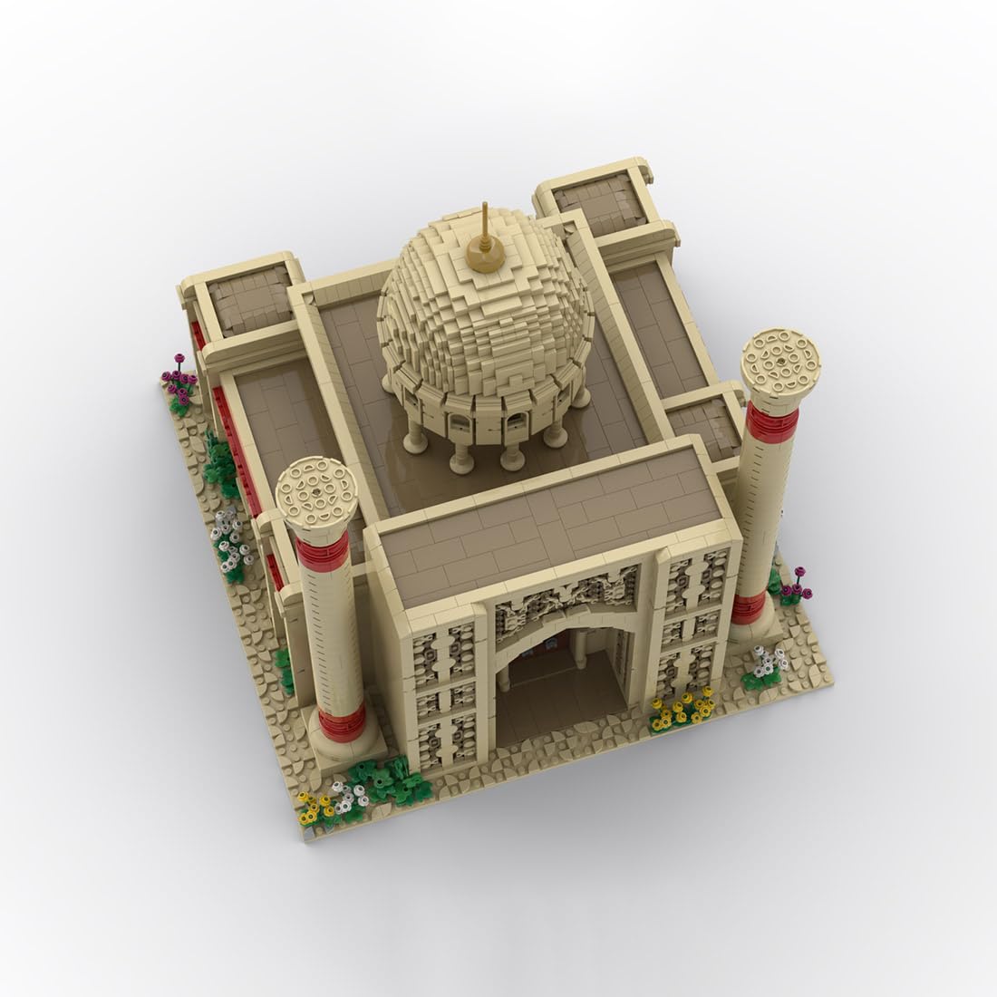 Mittelalterlicher Kirche Bausteine, 5601 Stück im nahöstlichen Stil Mittelalter Burg Klemmbausteine Haus Set für Erwachsene und Jugen, MOC-213366