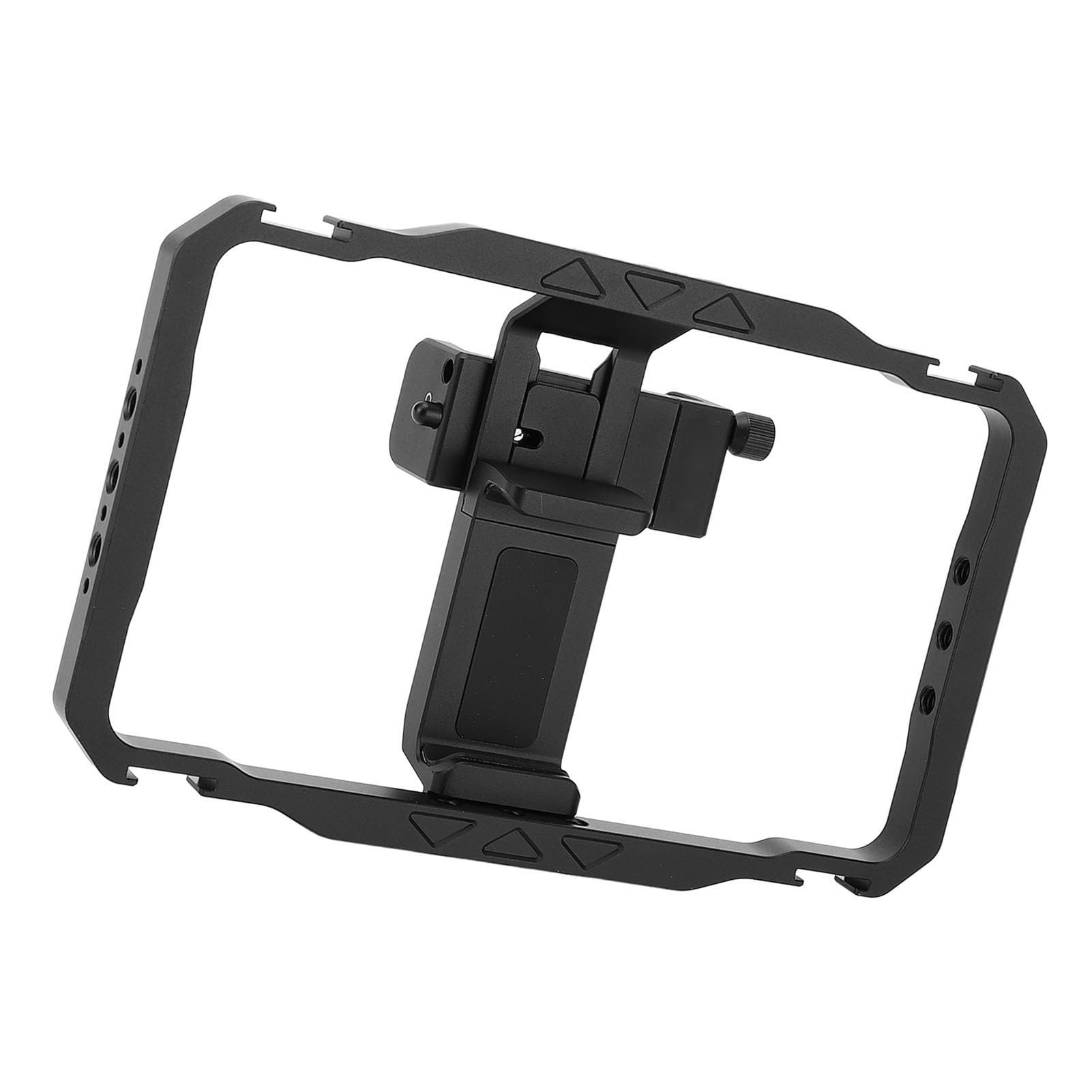 Kit Universale per Attrezzatura Video per Smartphone con Supporti per Scarpe Fredde per Microfono e Attacco Luce per Vlogger Kit Gabbia per Telefono in Lega di Alluminio per Creatori di