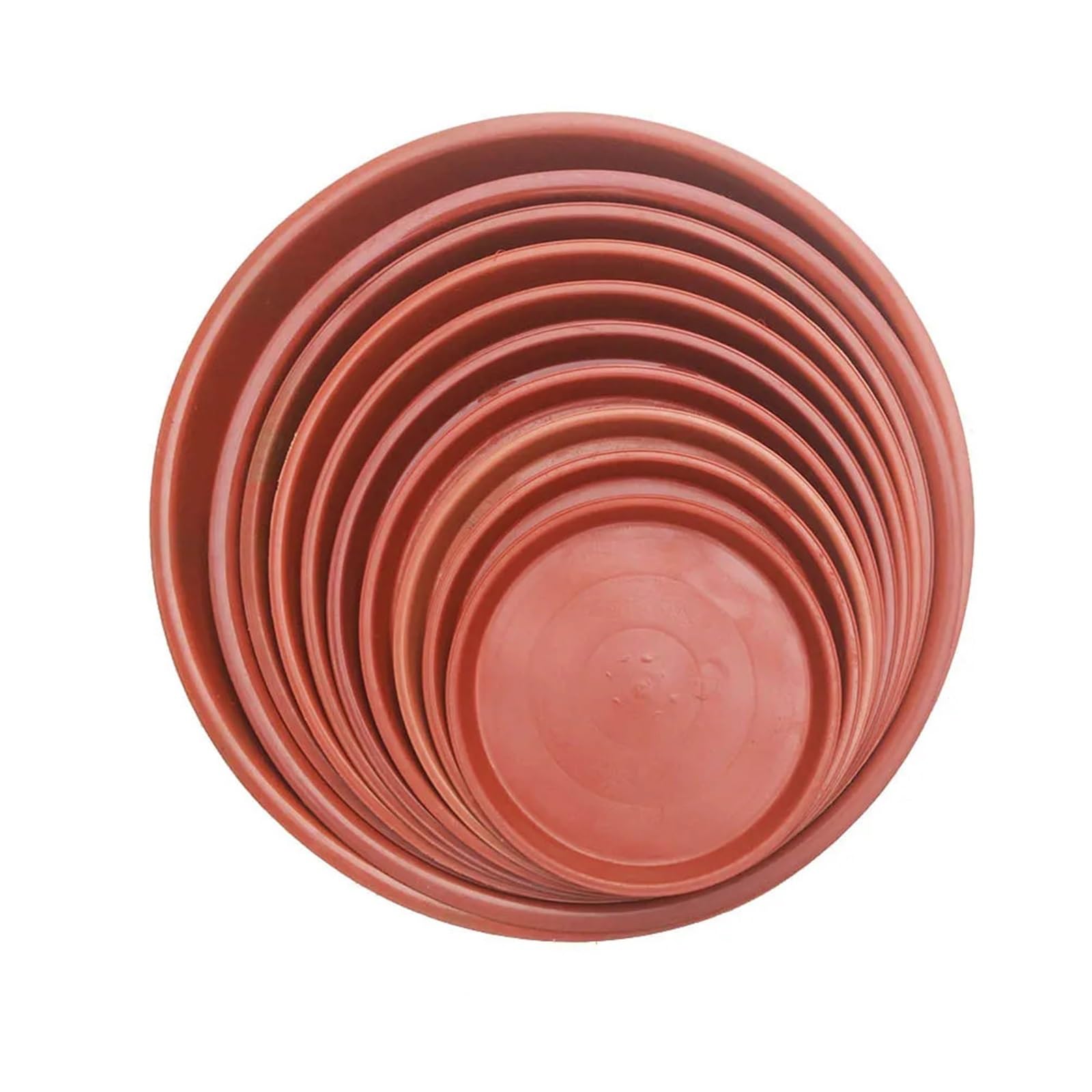 Soucoupes de fleurs rouges en plastique pour sublimer votre jardin et terrasse