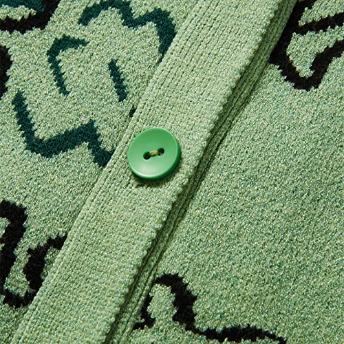 SOLILOQUY Women Cute Dinosaur Sweater Casual Crew Neck Oversized Knitted Pullover Y2K Harajuku Knitwear4