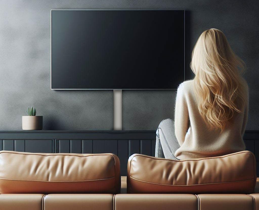 TV Design Aluminium Kabelkanal Schwarz matt RAL9005, Länge 100cm