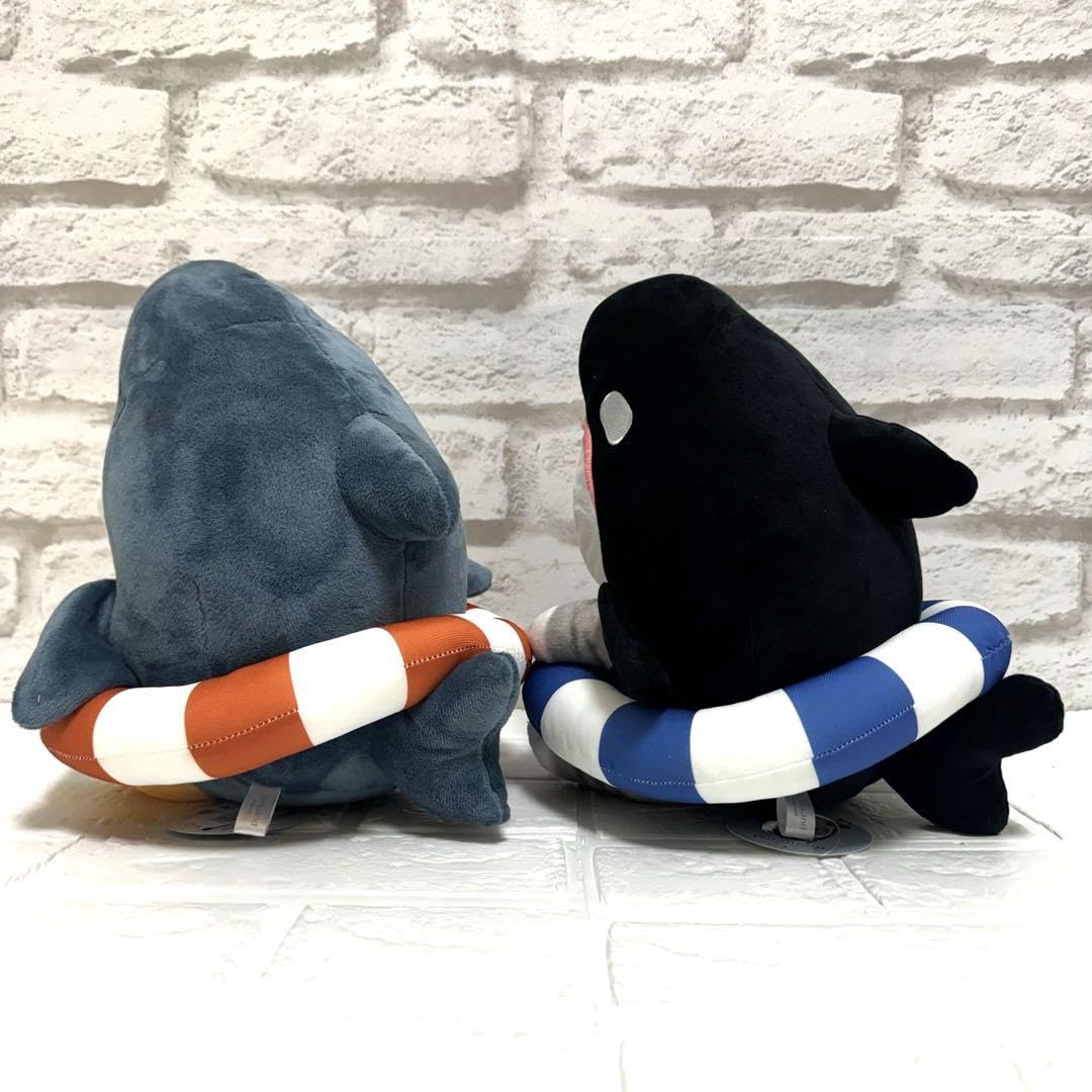 Amazon.co.jp: mofusand サメにゃん シャチにゃん BIGぬいぐるみ 浮き