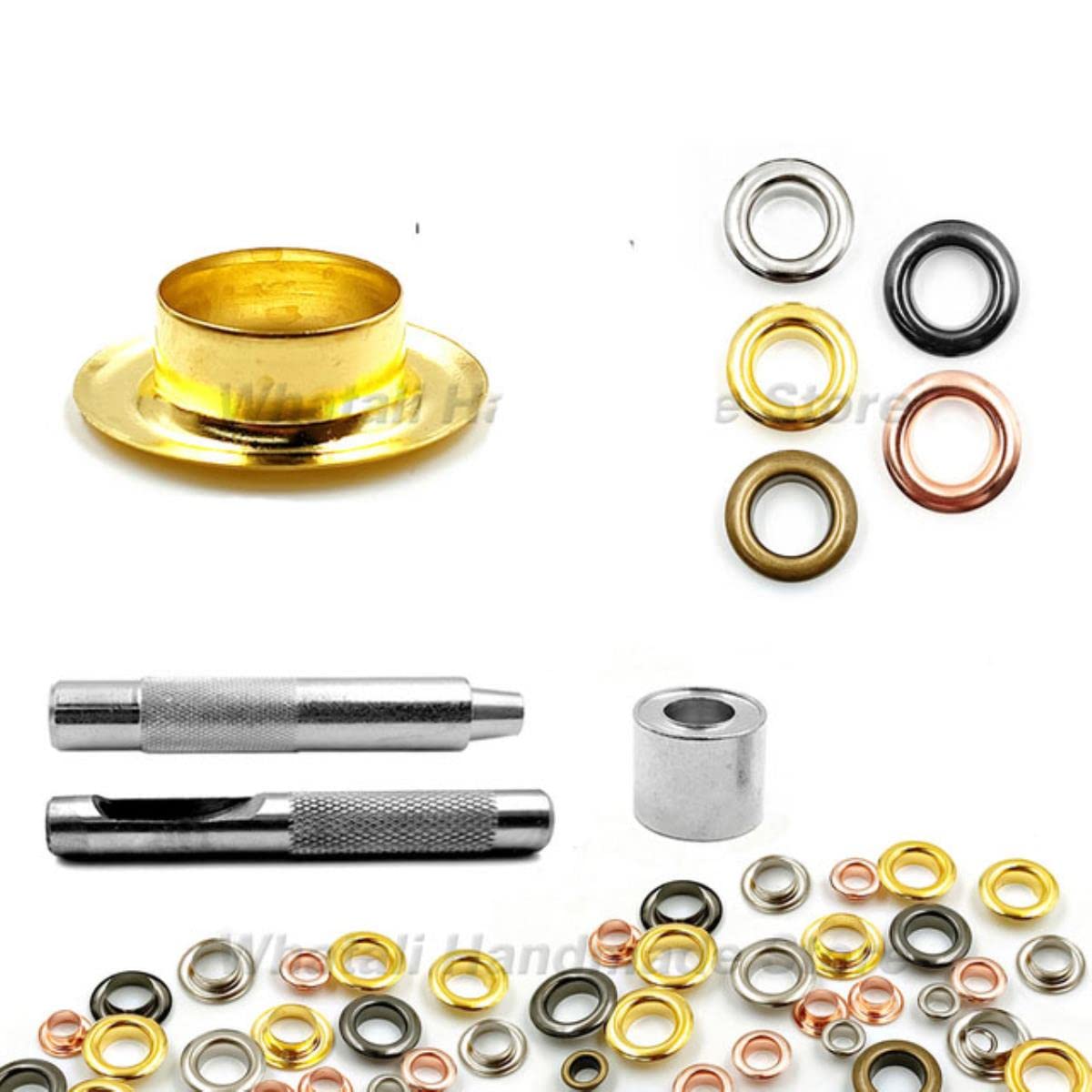 Œillets en métal 10 mm avec perforatrice pour customiser vos vêtements
