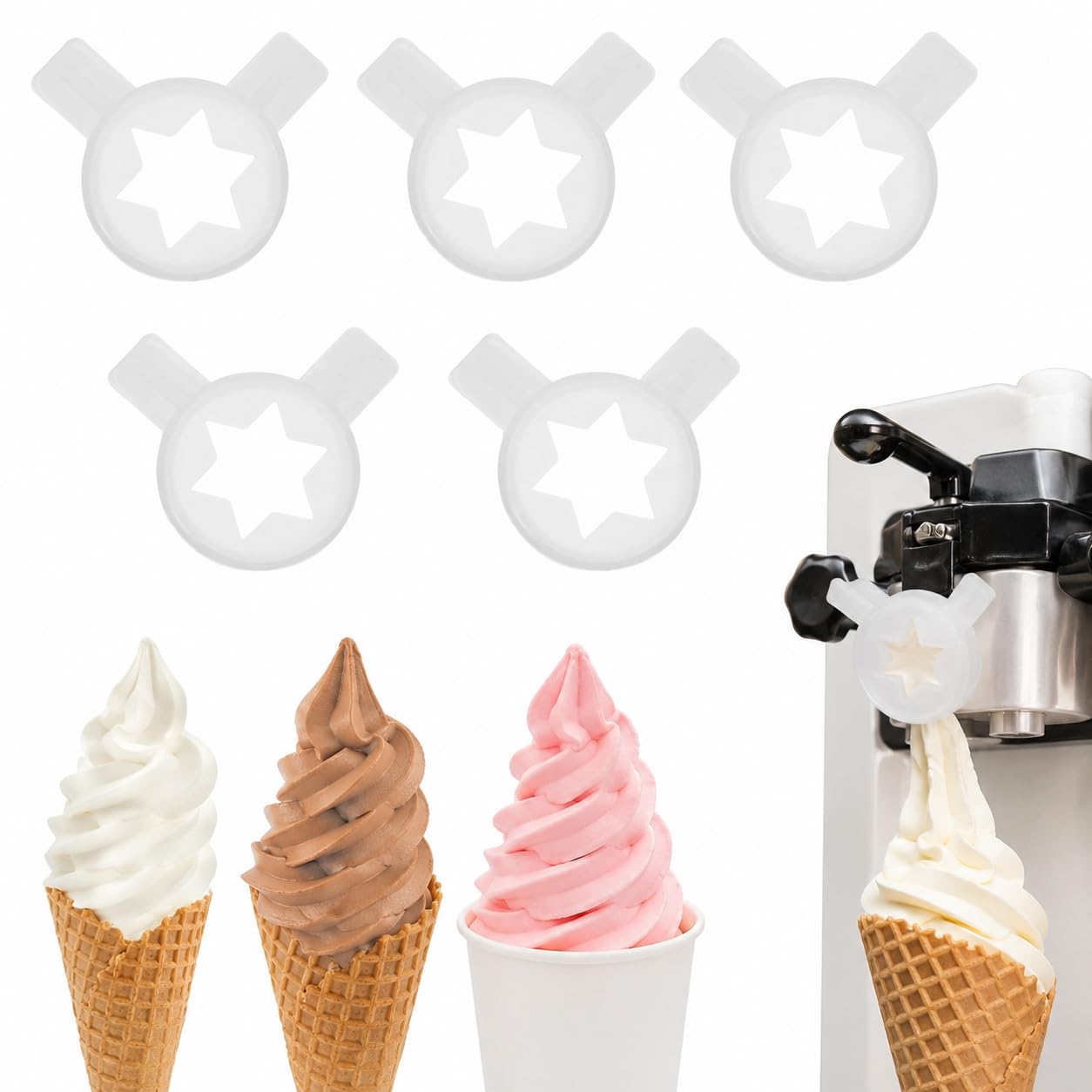 Amazon.com: Homoyoyo 5PCS Ice Cream Maker, Ice Cream Machine