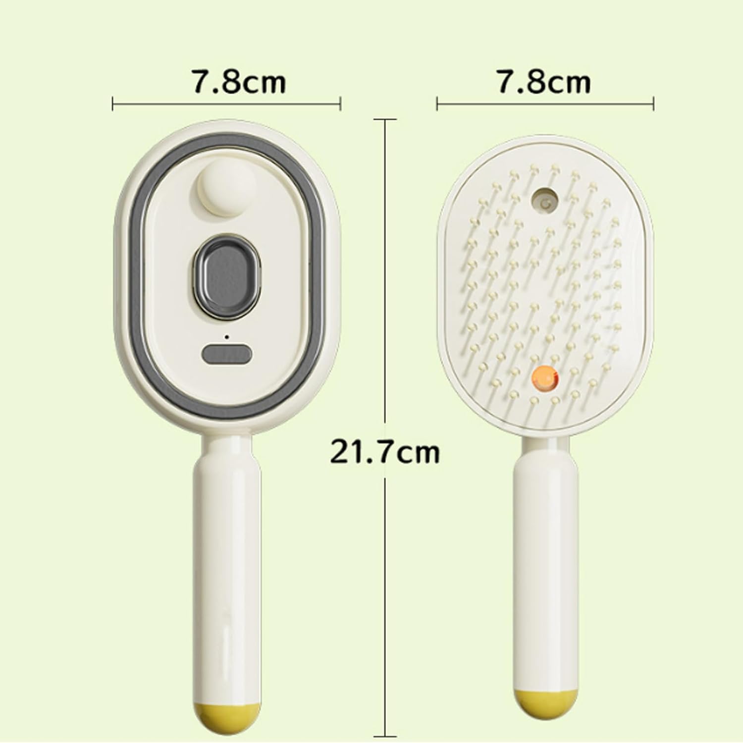 Cepillo Alisador Con Vapor Recargable Portátil para Pelo - Anti-Encrespamiento y Antiestático