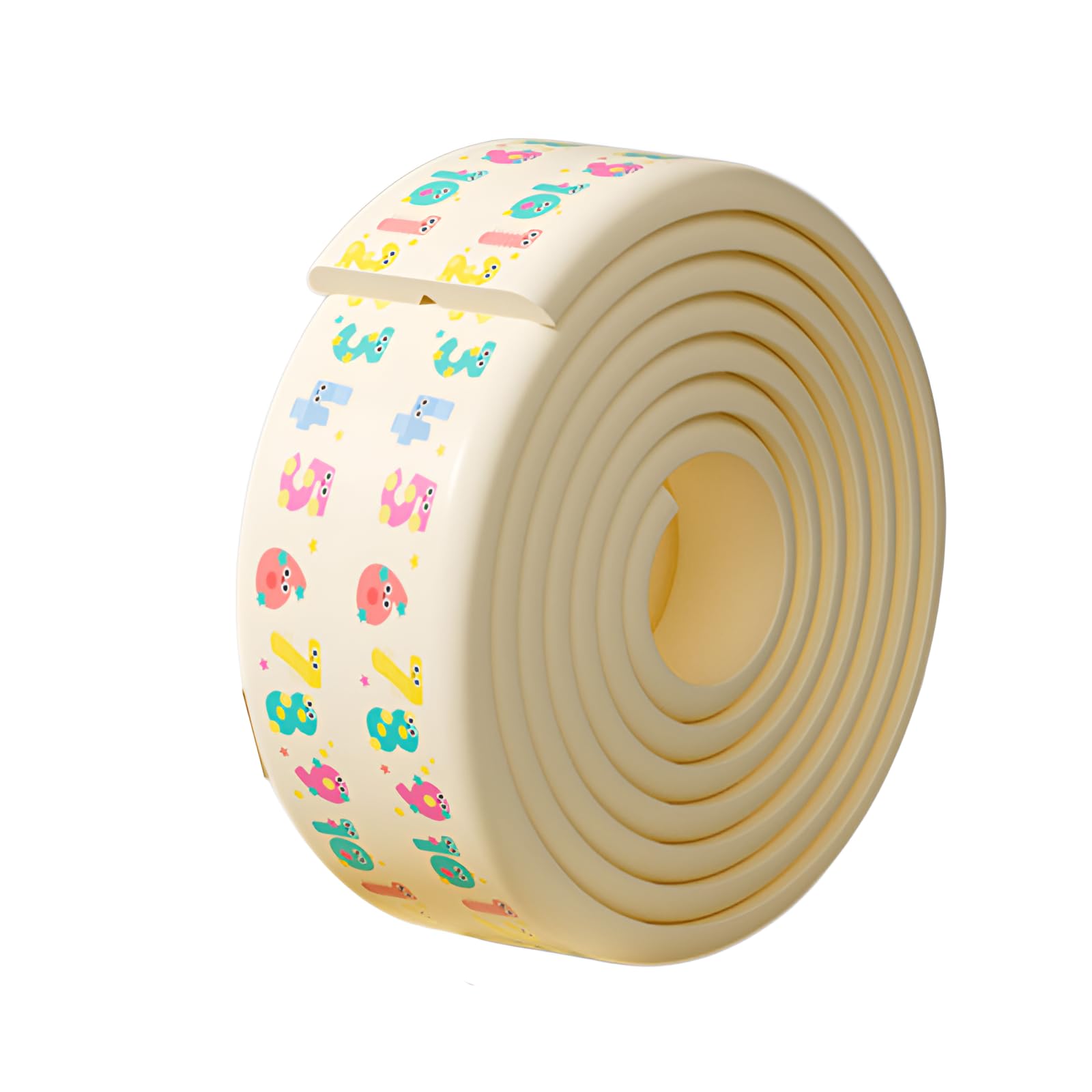 [Ellniges]High-Density 【Foam Bumper Strips】 for Babies, Versatile 【Corner & Edge Protection】 with Educational Numbers, & Safe Material, Easy Application for Homes