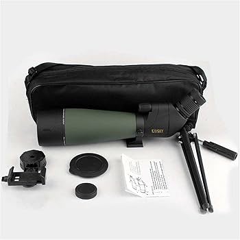 Gosky Spotting Scope 20-60x80 with Tripod, Phone Adapter and