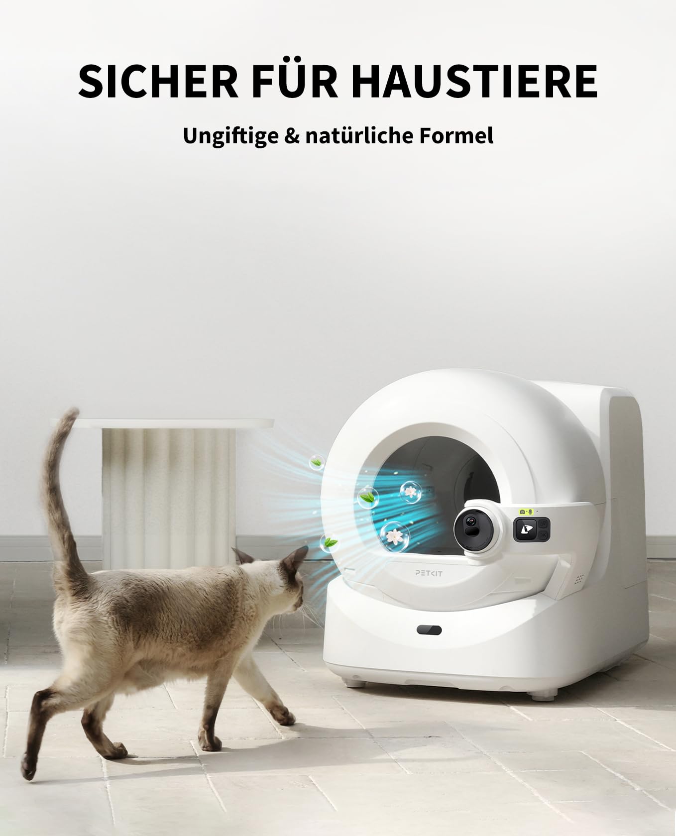 PETKIT N60 Geruchsvernichter für Purobot Ultra/Purobot Max Pro 2/Purobot Crystal Duo Selbstreinigende Katzentoilette, Geruchskontrolle (3 Stück)
