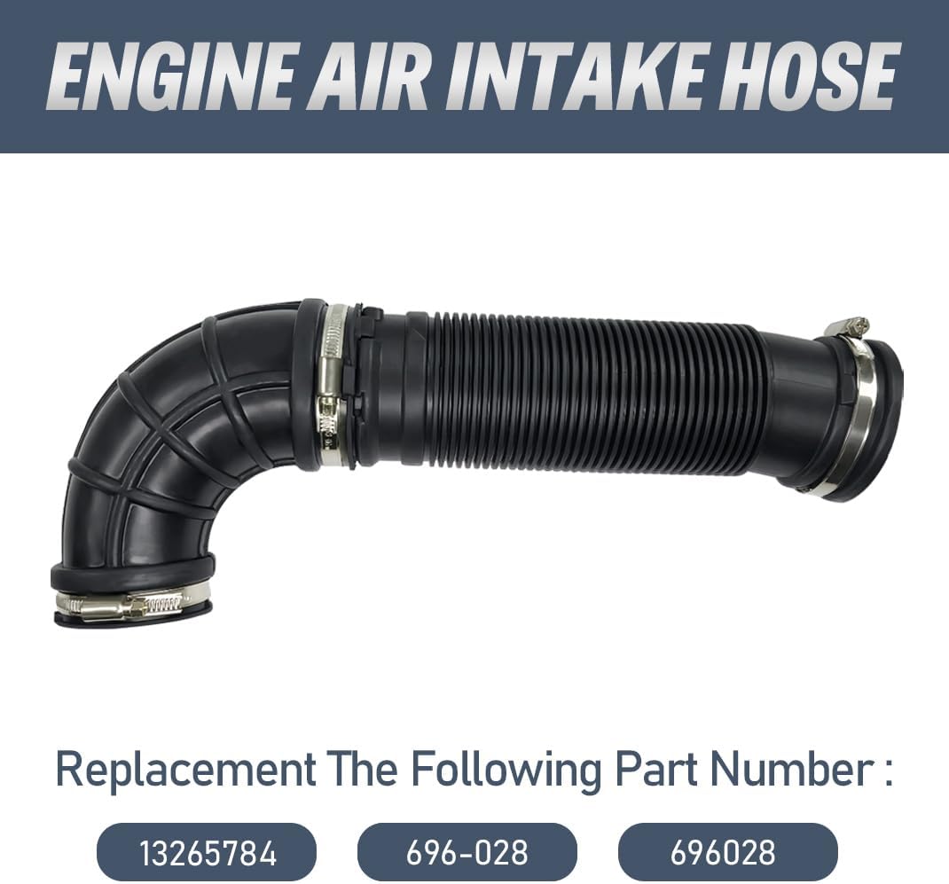 Engine Air Intake Hose Duct Replace 13265784 696-028 696028 Compatible with 2011-2015 Cruze 2016 Cruze Limited 1.4L Vacuum Tee Connectors Hose