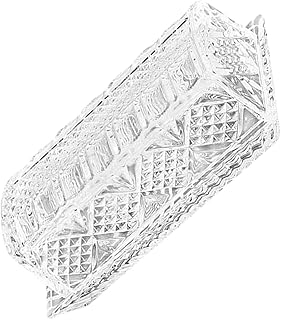 透明ガラスバターボックス 蓋付き レリーフ模様 長方形 ガラス製バタープレート 食品保存容器 家庭用食器 キッチンカウンター テーブル 冷蔵庫用
