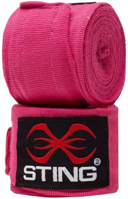 Elasticised Hand Wraps, 4.5 m Size, Black