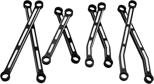 Miniatura 2 de ShareGoo - Juego de eslabones de aleación de aluminio de alta liquidación de chasis compatibles con Traxxas TRX4M 118 RC Crawler piezas de