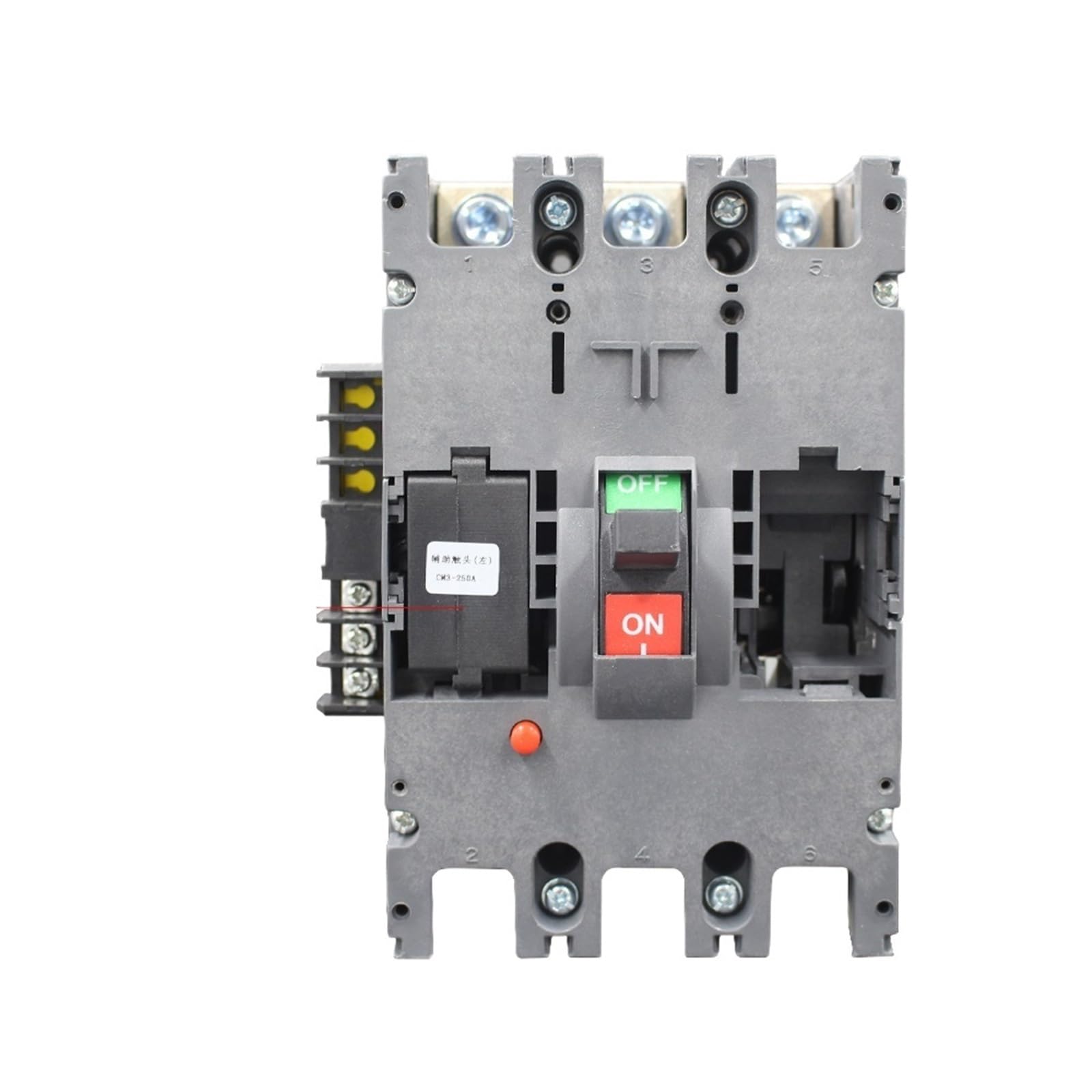 Interruttore automatico magnetotermico 16A 25A 63A 80A 100A 125A 3p con comoda scatola portamoduli già installata sganciatore/contatto ausiliario(60A with contact)