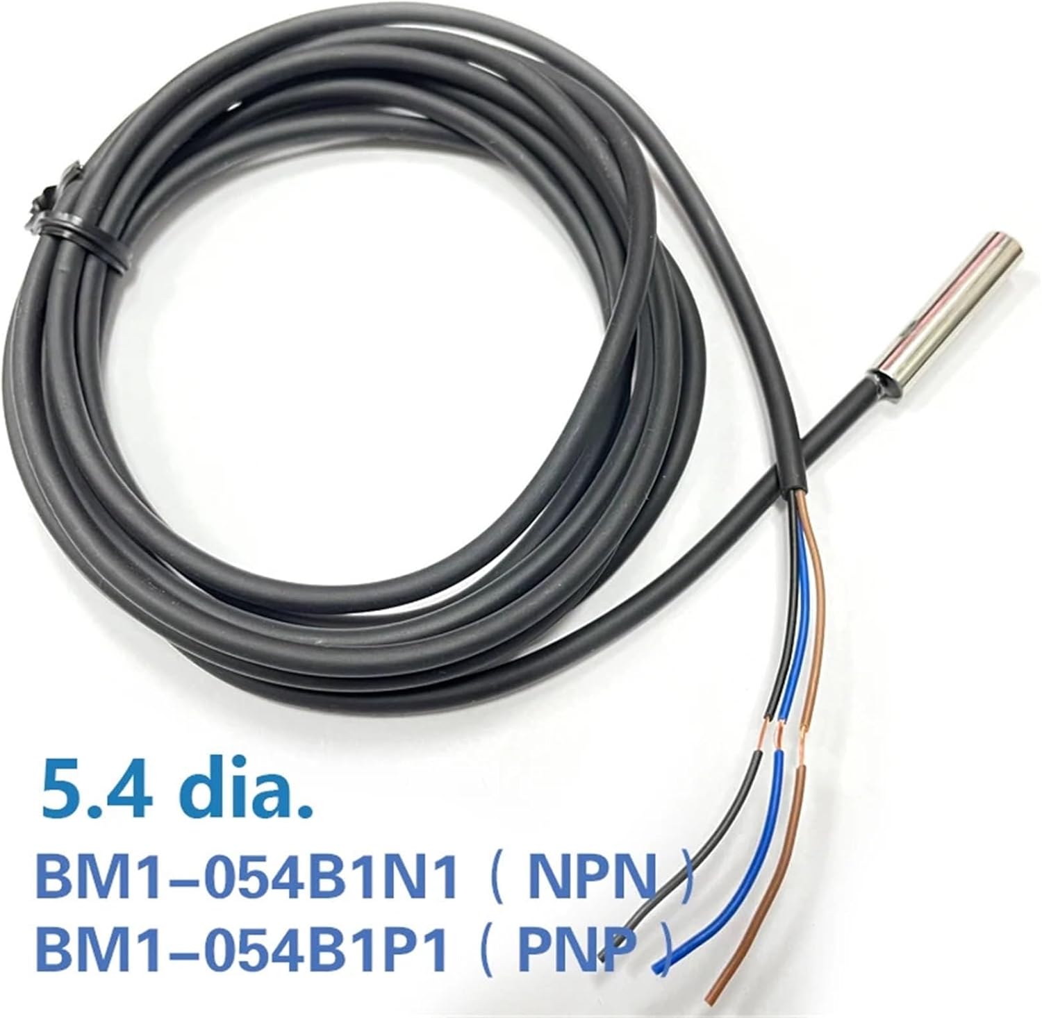 4mm 5.4mm M5 Small-Diameter Proximity Sensor Switch Inductive Metal Induction 12-24VDC NPN PNP NO(BM1-4B1P1)