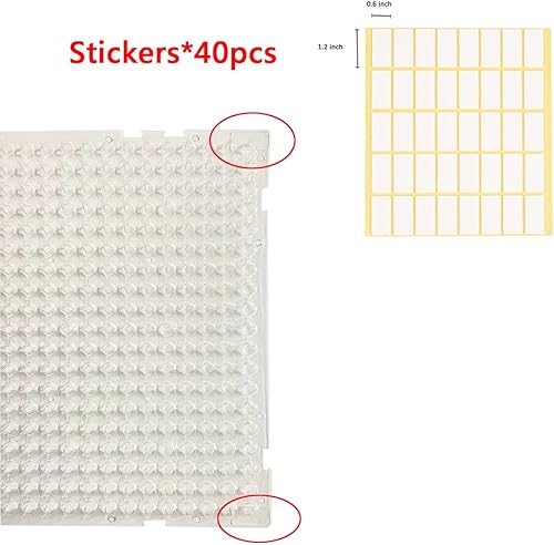 Miniatura 4 de Paquete de 10 alfombrillas de protección contra gatos de 13 x 16 pulgadas, para interiores y exteriores, valla repelente de gatos humanitaria