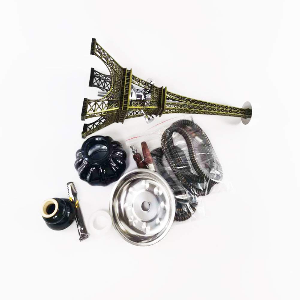 Conjunto de cachimba cachimba Grande de Doble Tubo, Juego de cachimba de Vidrio cachimba Doble árabe Grande, Adecuado para familias, hoteles Extranjeros, Bares, Clubes, hoteles