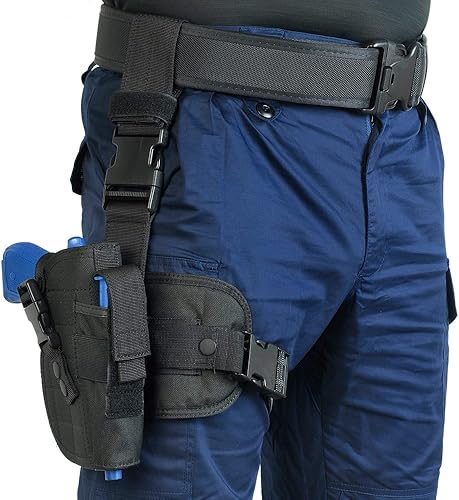 Miniatura 5 de TAFTACFR Funda para pierna caída, universal, ajustable, militar, con plataforma táctica