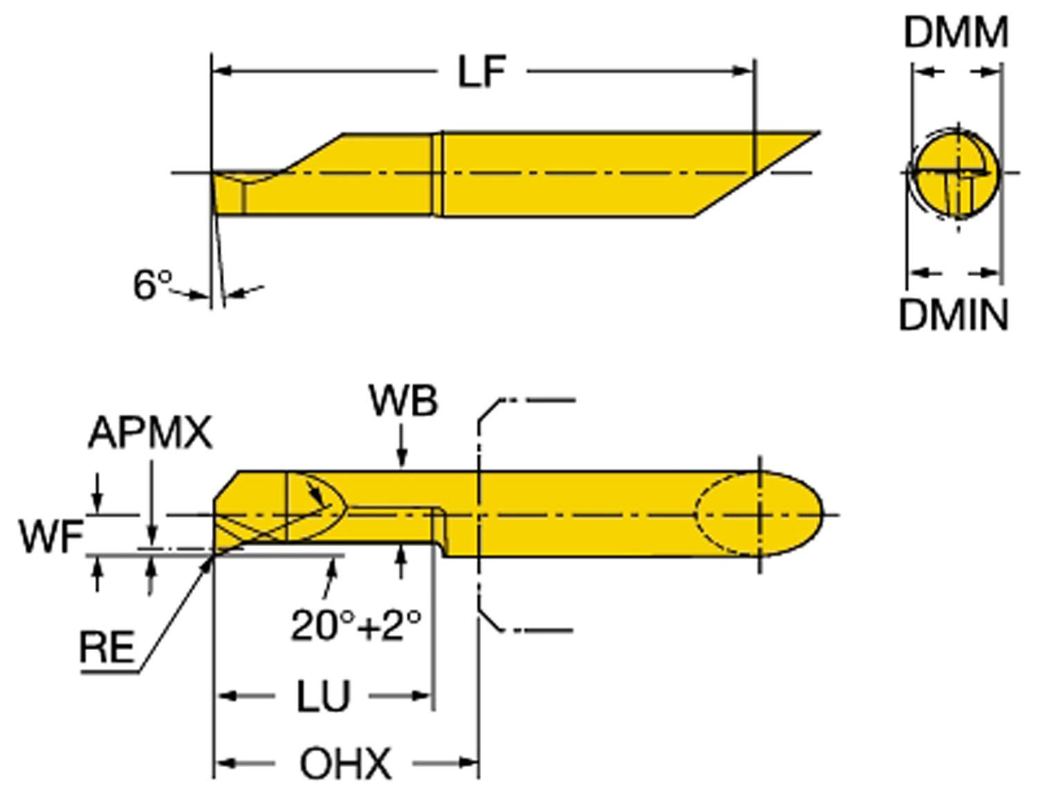 Amazon.co.jp: SANDVIK(サンドビック) XSインサートバー CXS-04T090