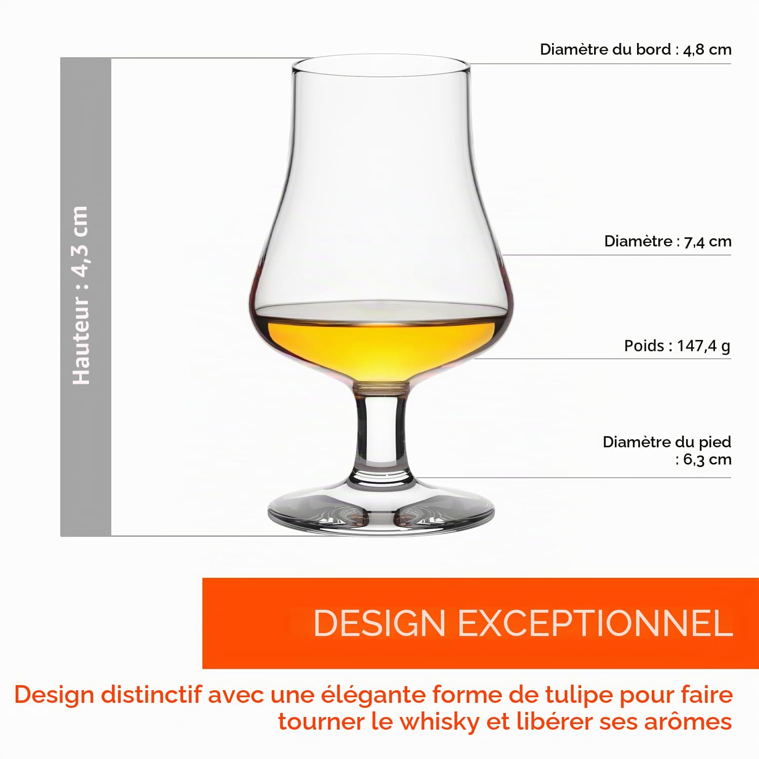 Stölzle_Lausitz Verre à dégustation 180ml I Service de 6 Verres à Whisky I Verre en Cristal sans Plomb I Verre à Scotch de qualité I Passe au Lave-Vaisselle I Verres Les pour Grandes Occasions
