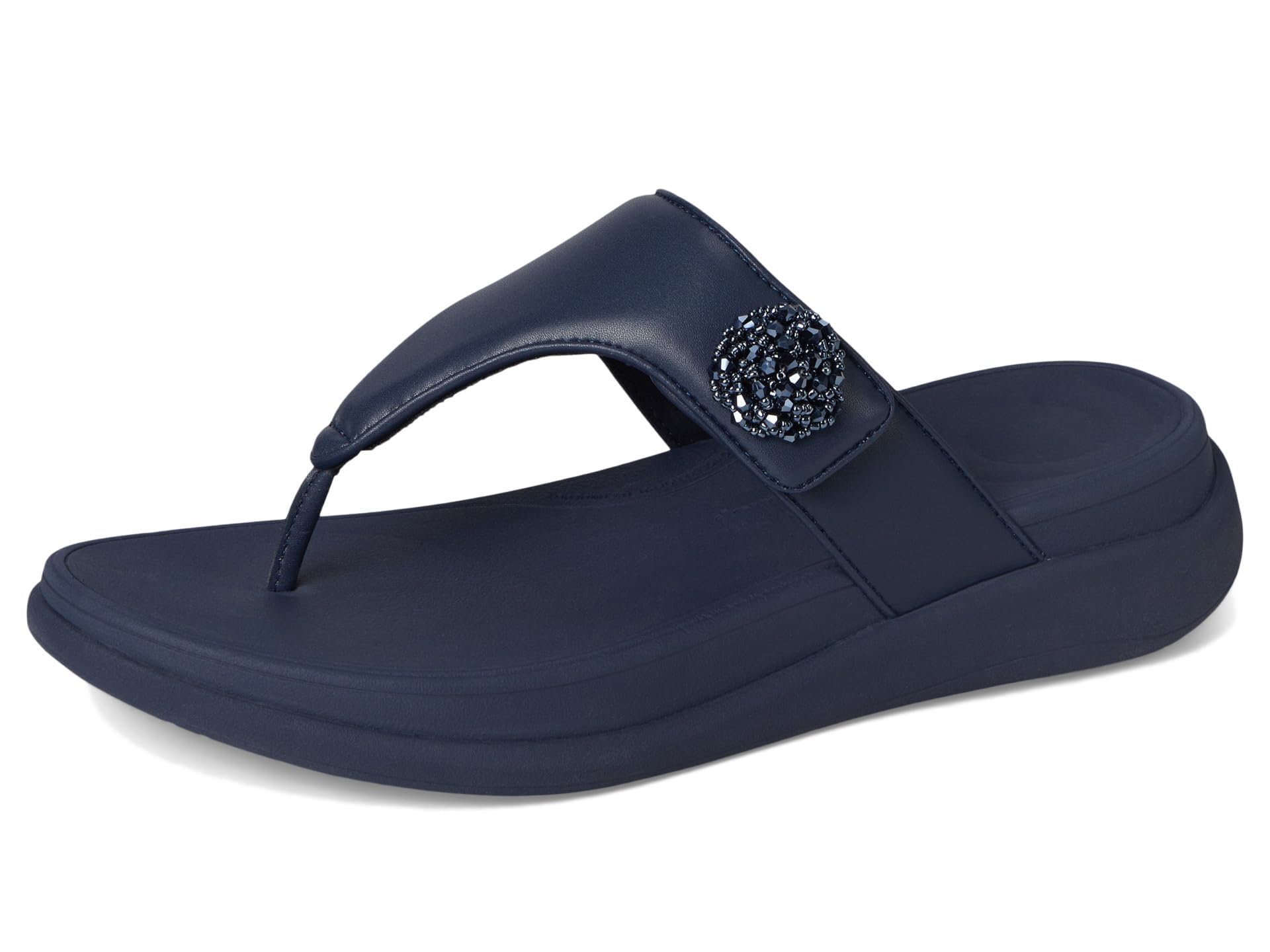 Fitflop Damen F-mode Go Beadie-button Adj. Flatform T/P SandalsSandale